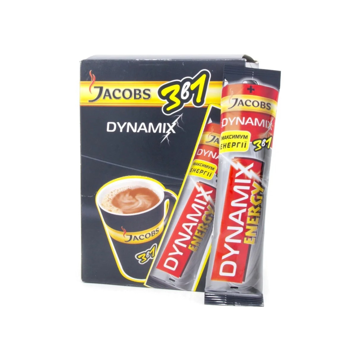 Кава розчинна JACOBS MONARCH DYNAMIX ENERGY 3 В 1 (арт. 330)