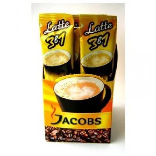 Кава розчинна JACOBS MONARCH LATTE 3В1, СТІК (10 ШТУК) Original