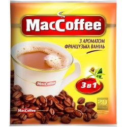 Кава розчинна Maccoffee Французька Ваніль 25 пакетів