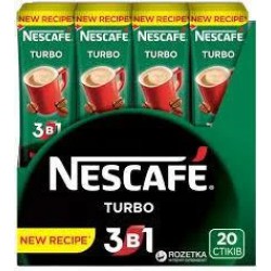 Кава розчинна Nescafe Turbo в стіках