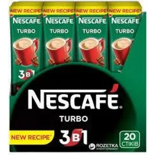 Кава розчинна Nescafe Turbo в стіках