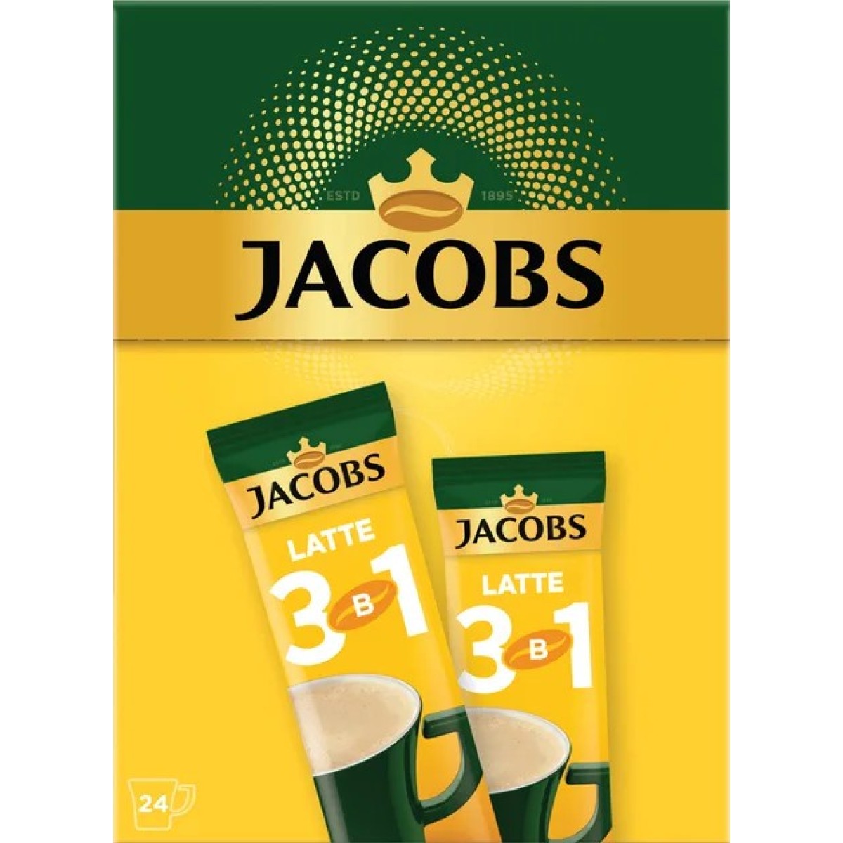 Кава розчинна Jacobs Latte в стіках (арт. 289)