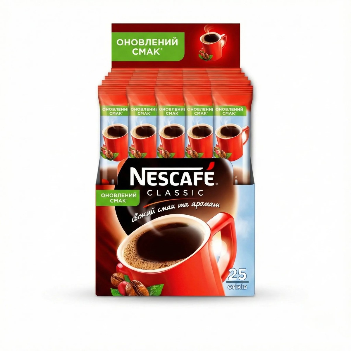 Кава NESCAFE Classic у стіках — швидке приготування смачної кави будь-де (арт. 286)