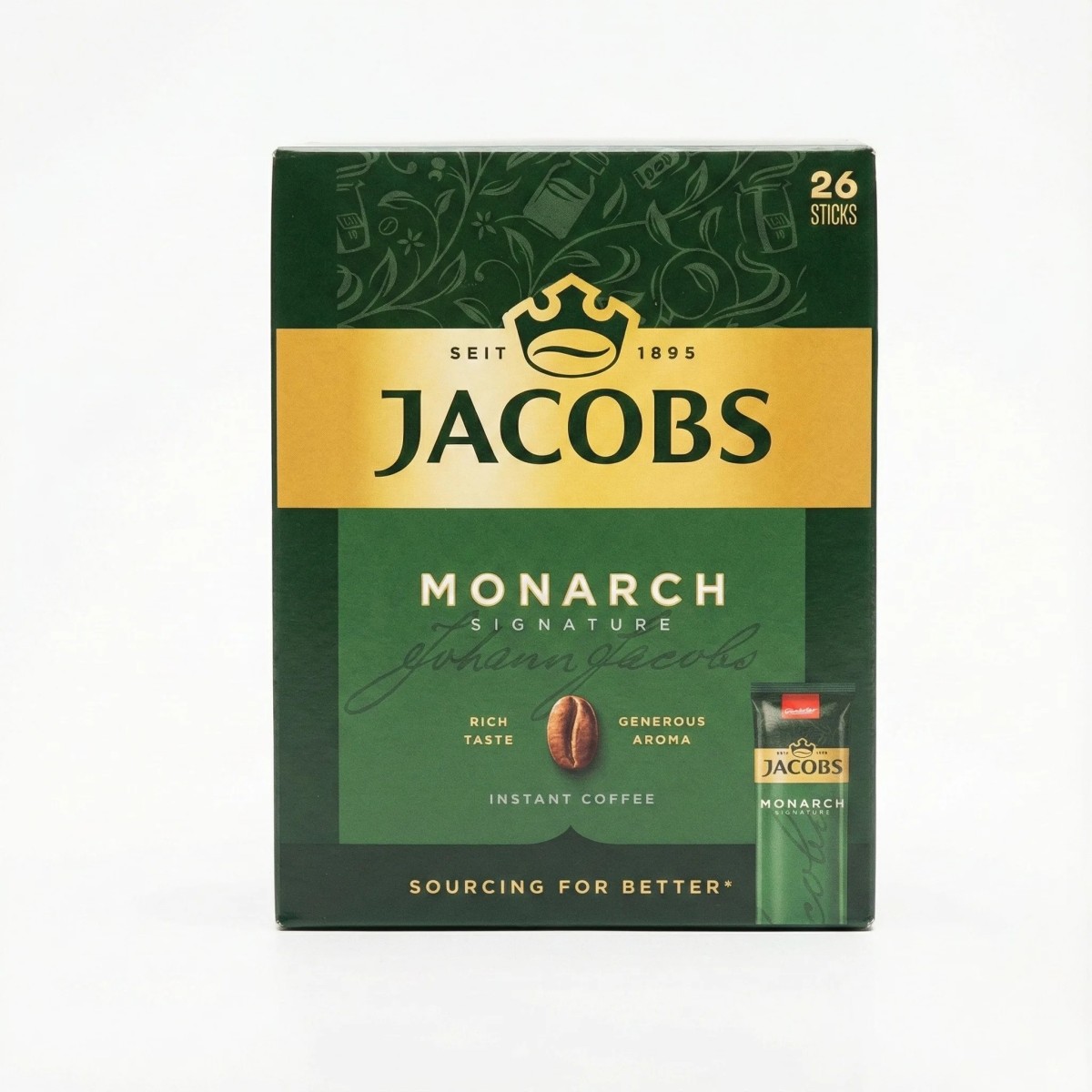 Кава розчинна Jacobs Monarch (26х1.8 г) в стіках (арт. 285)