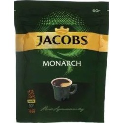 Кава розчинна сублімована Jacobs Monarch 60 г у м'якій упаковці
