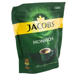 Кава Jacobs Monarch 120 г — преміальна сублімована кава для справжніх цінувачів