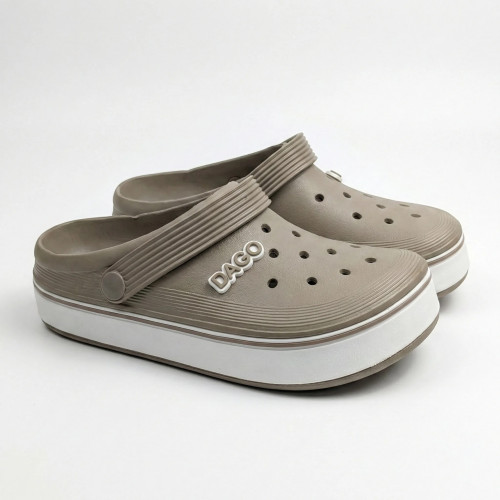 Жіночі сабо крокси Dago Style бежеві — легкість і комфорт на кожен день