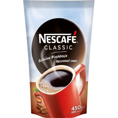 Кава розчинна NESCAFE Classic 450 г