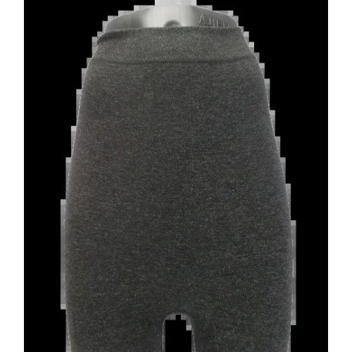 Термо лосини безшовні верблюжа шерсть на щільному хутрі Шугуан Чорні