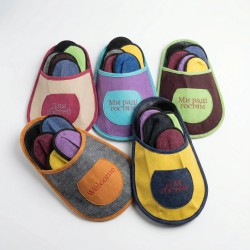 Набір гостьових капців Shtyrman (5 пар в одному) — арт. Shtyrman-Guest-Mix