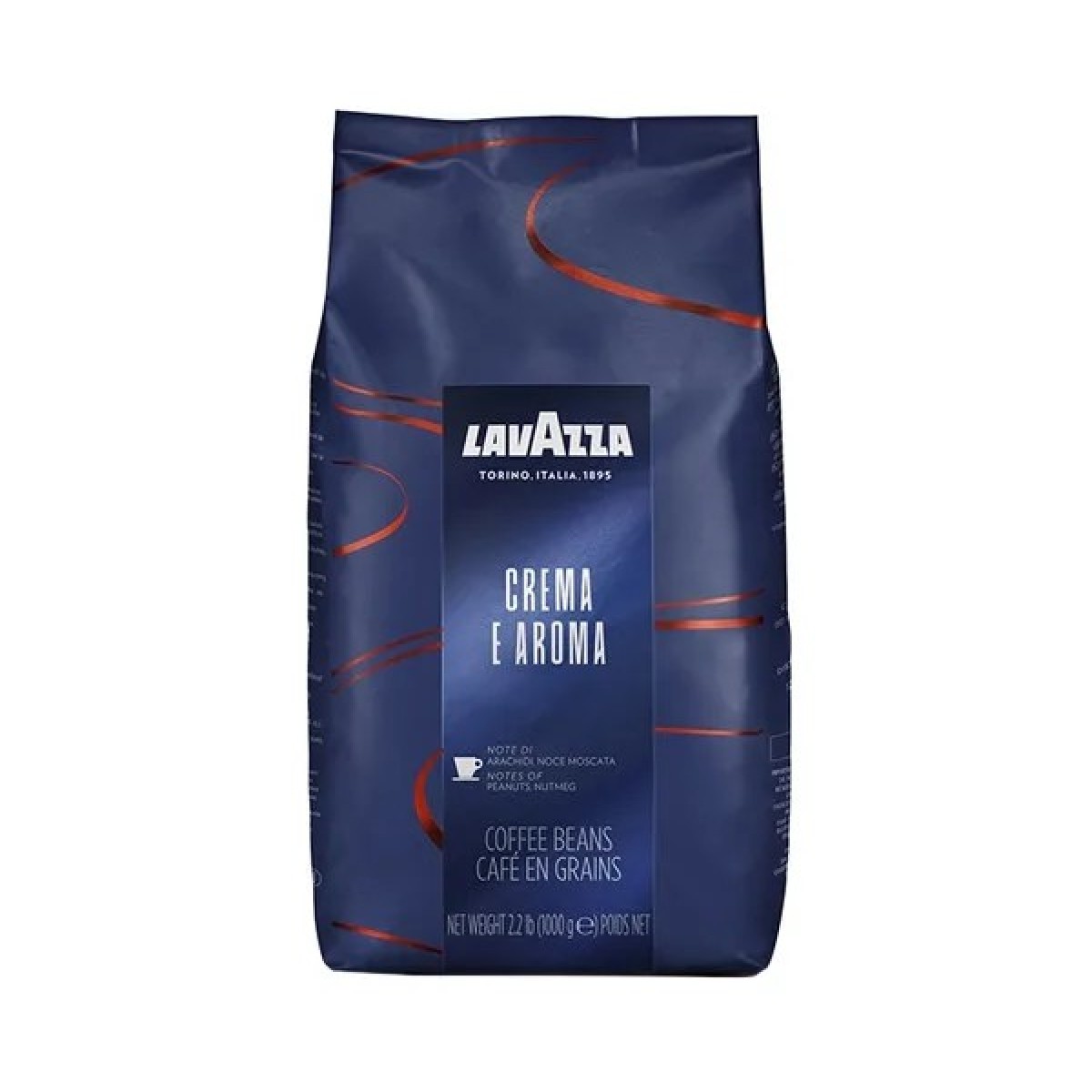 Кава в зернах Lavazza Espresso Crema e Aroma 1кг Блакитна. Лавацца (арт. 548)