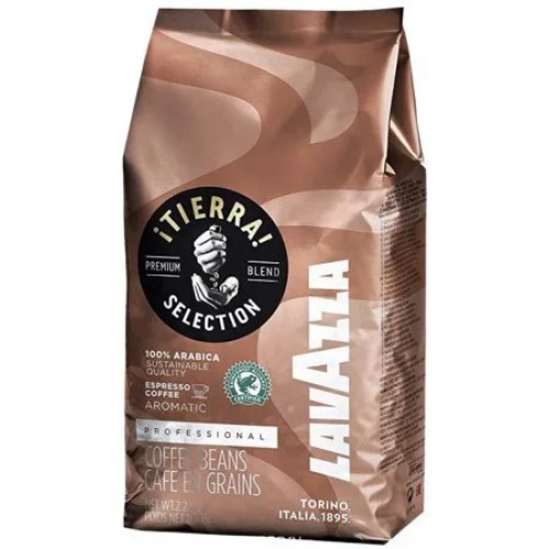 Кава в зернах Lavazza Tierra Selection 1 кг Лавацца