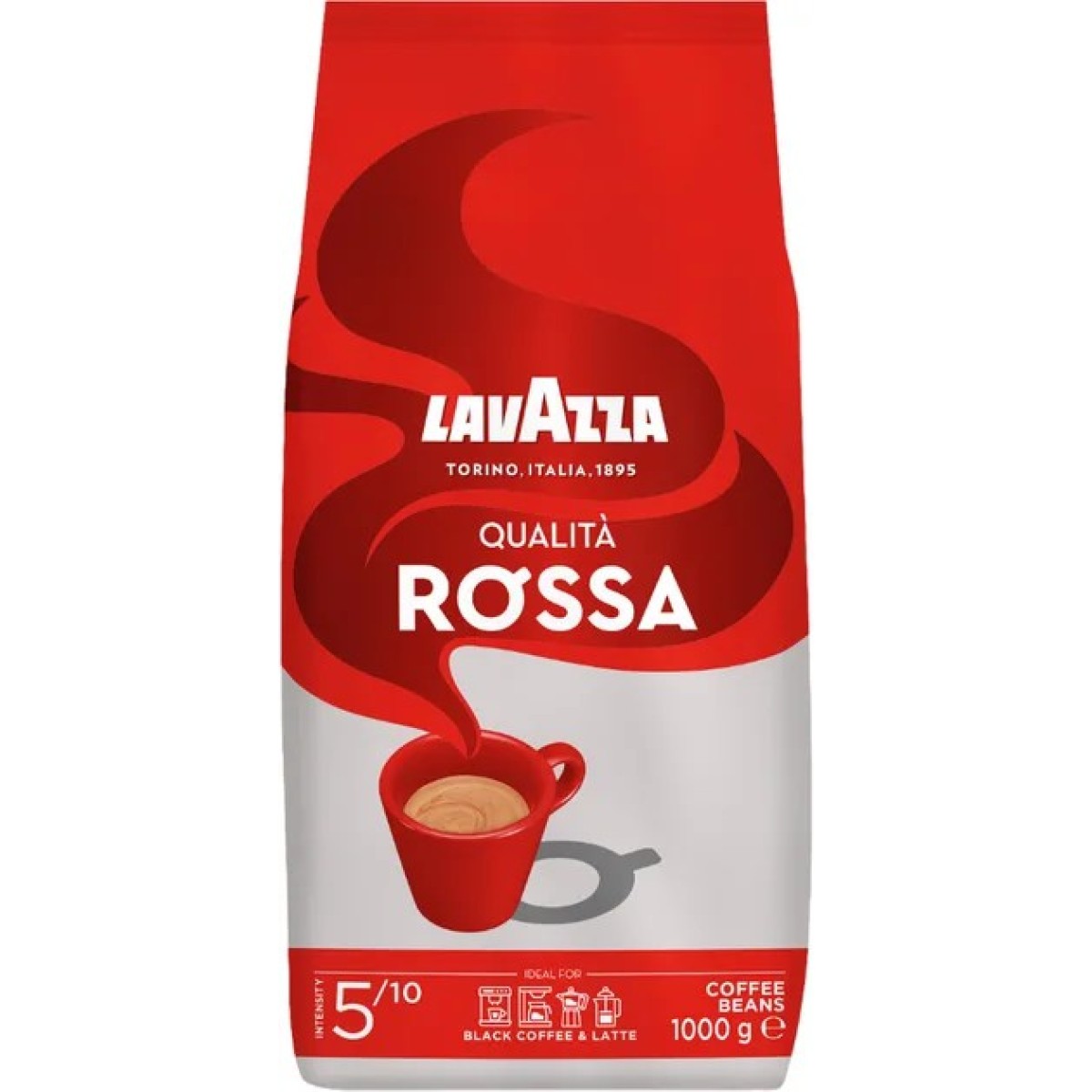 Кава в зернах Lavazza Qualita Rossa 1кг. Лавацца Росса (арт. 542)