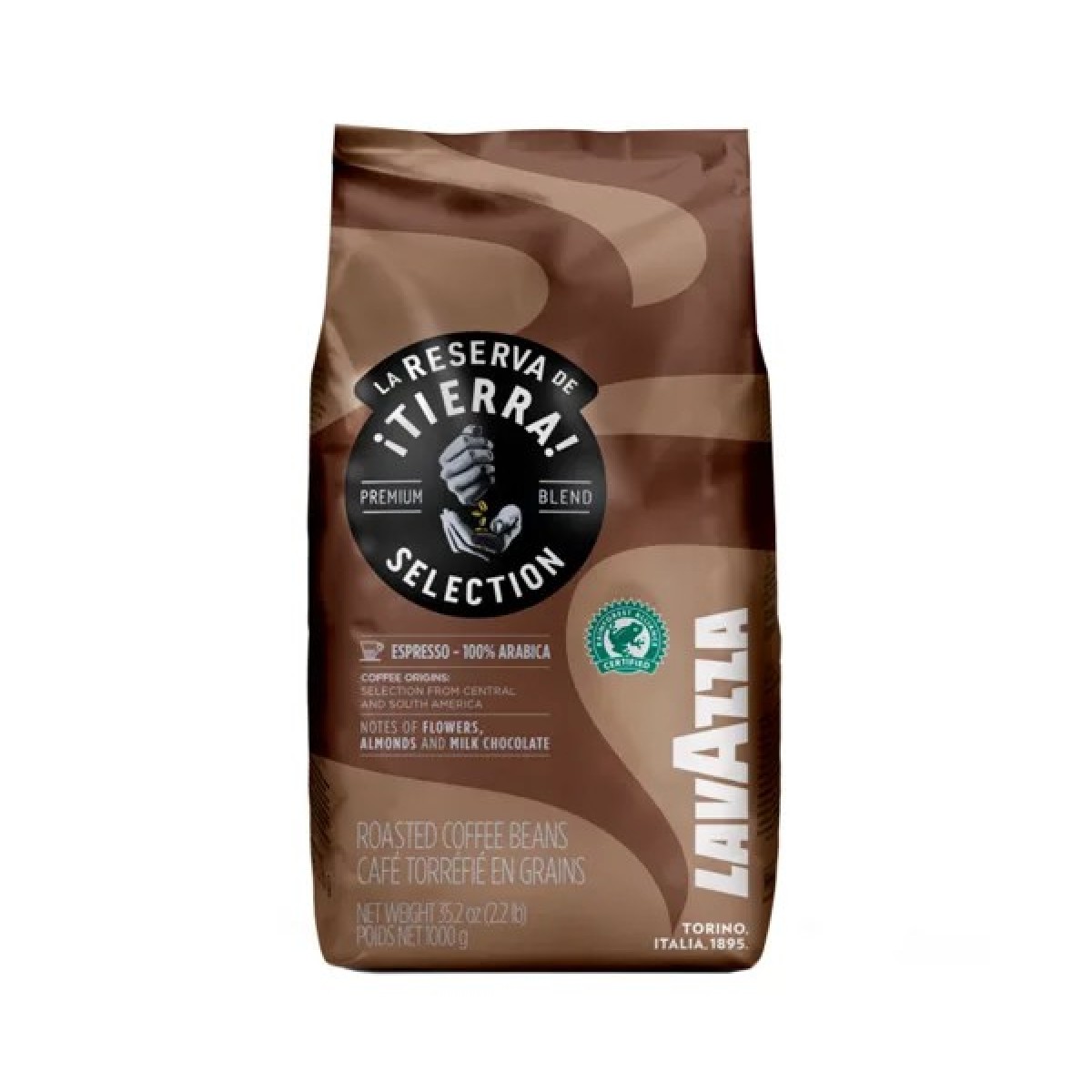 Кава в зернах Lavazza Tierra Selection 1 кг Лавацця (арт. 529)