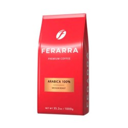 Кава в зернах Ferarra Caffe 100% Арабіка з клапаном 1 кг