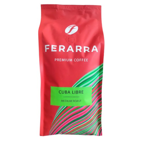 Кава в зернах Ferarra Cuba Libre з ароматом кубинського рому 1 кг