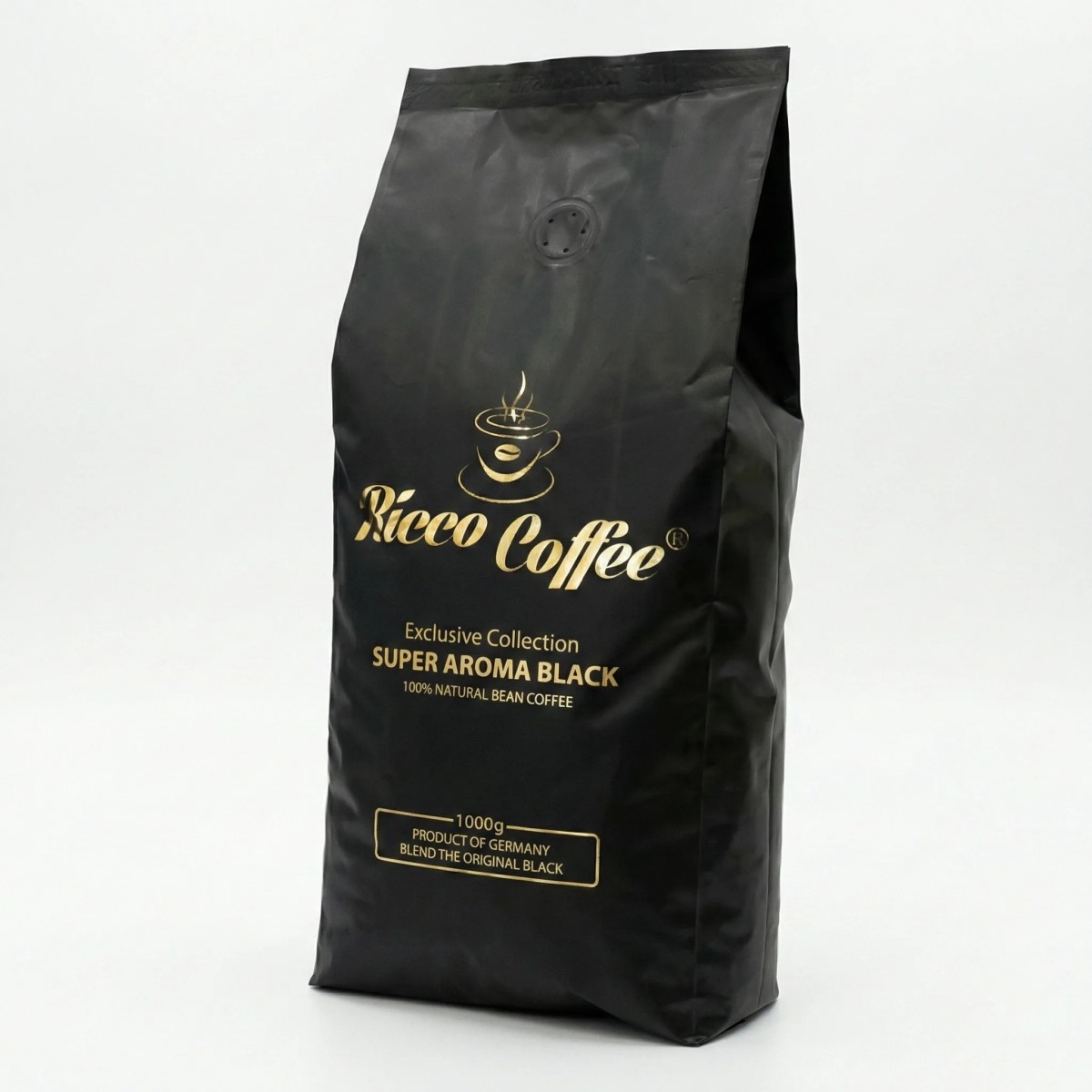 Кава в зернах Ricco Coffee Super Aroma Black 1 кг (арт. 491)