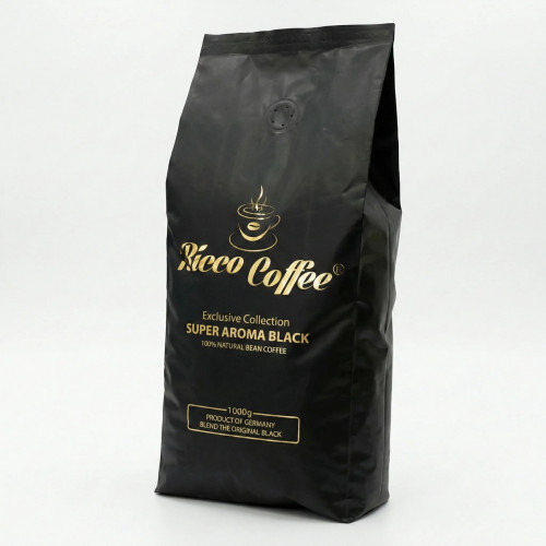 Кава в зернах Ricco Coffee Super Aroma Black 1 кг