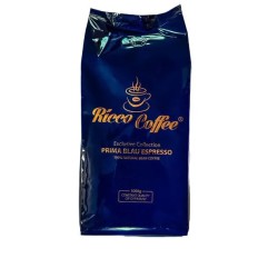Кава зернова Ricco Coffee Prima Blau Espresso Italiano 10%/90% 1 кг