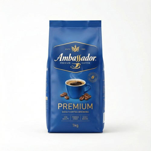 Кава в зернах Ambassador Premium 1 кг (8720254065083)