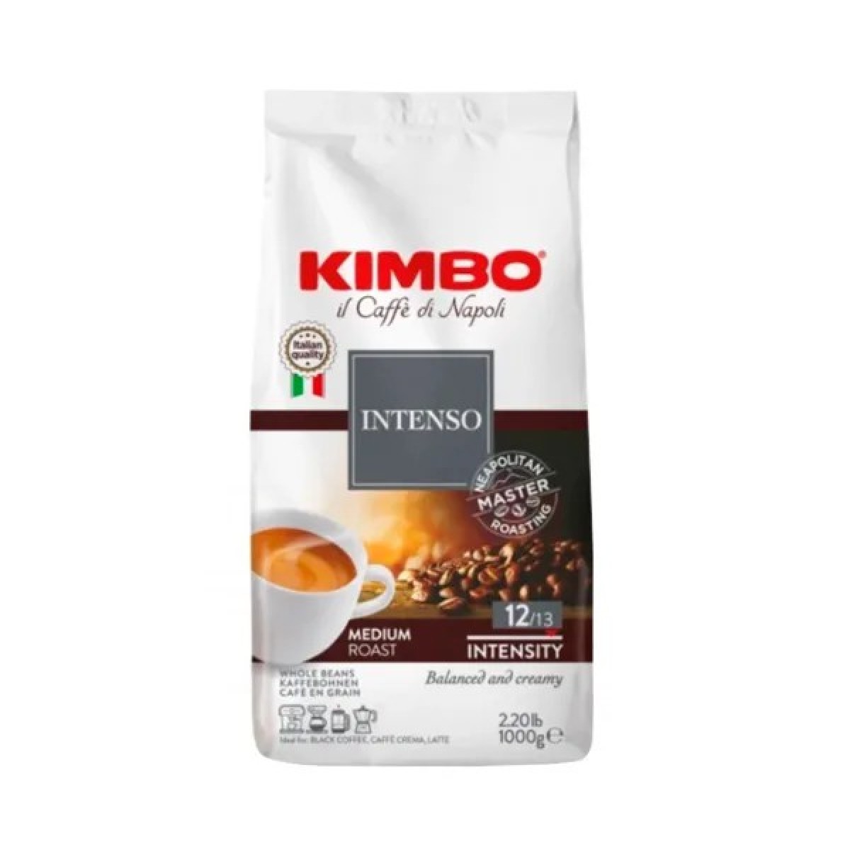 Кава KIMBO Aroma Intenso в зернах 1 кг (арт. 534)