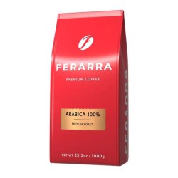 Кава в зернах Ferarra Caffe 100% Arabica з клапаном 1 кг (4820097817673)