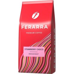 Кава в зернах Ferarra Strawberry Choco з ароматом полуничного шоколаду 1 кг (4823115404268)