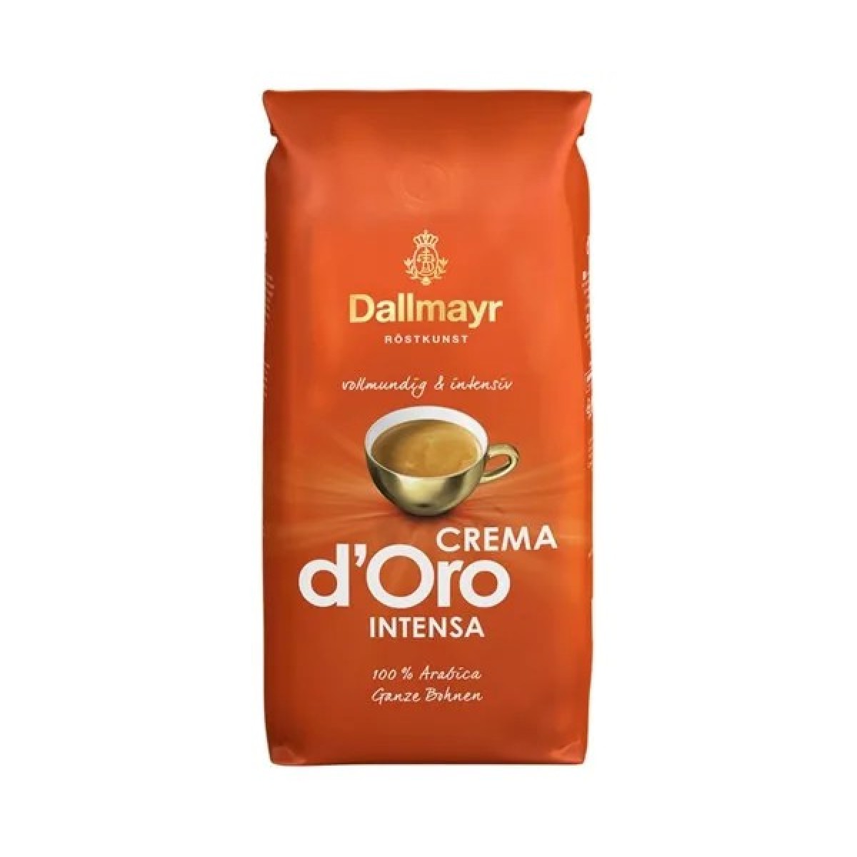 Кофе Dallmayr Crema d'Oro Intensa в зернах 1 кг — насыщенный вкус для истинных ценителей (арт. 613)