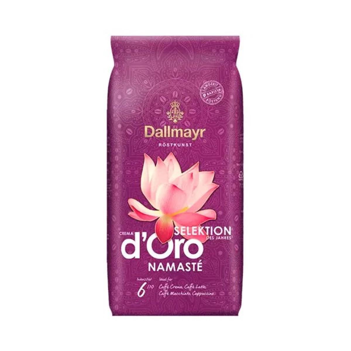 Кава Dallmayr Crema d'Oro Selektion Namaste в зернах 1 кг — преміум якість для справжніх цінувачів (арт. 615)