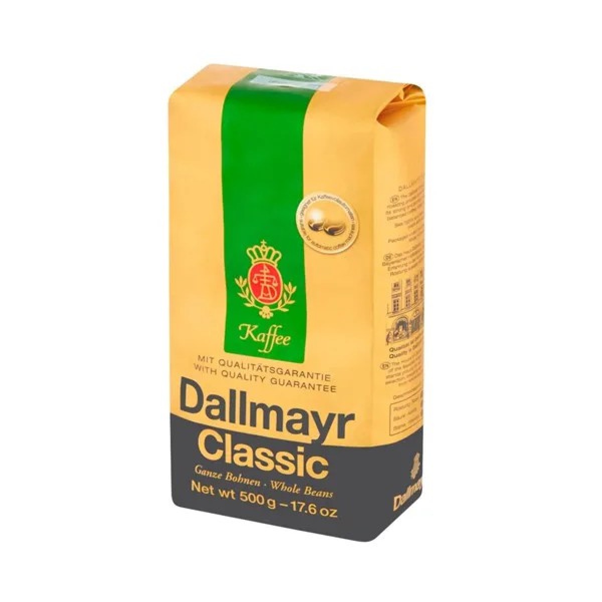 Кава Dallmayr Classic в зернах 500 г — німецька якість для ідеального еспресо (арт. 616)