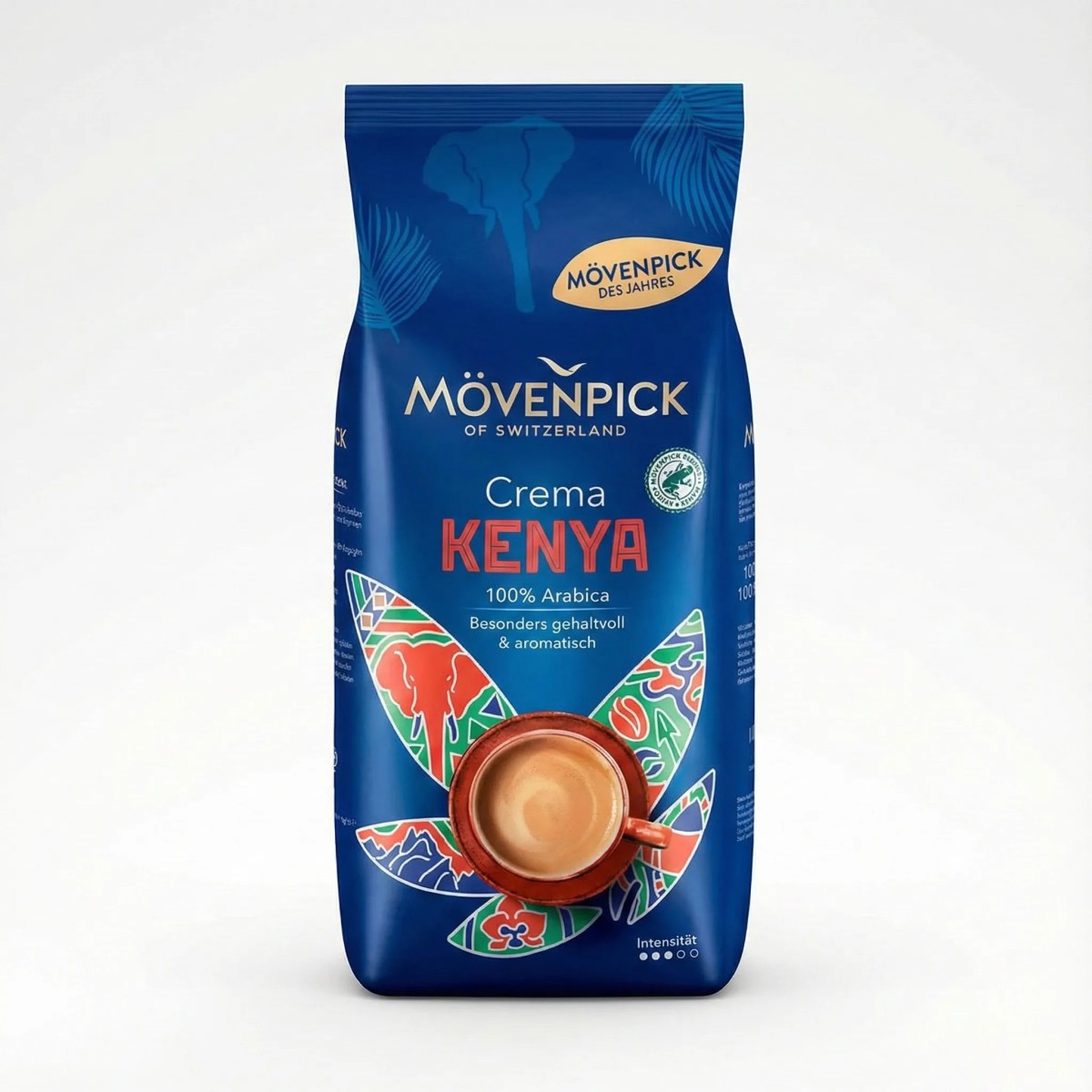 Кава Movenpick Crema Kenya в зернах 1 кг — преміальна арабіка з Кенії (арт. 683)