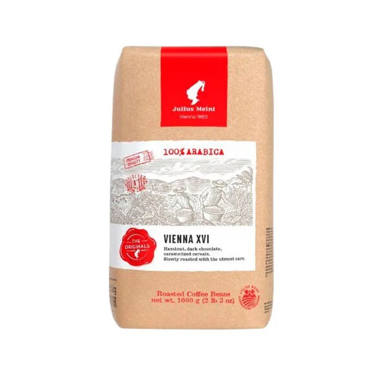 Кава Julius Meinl Vienna XVI Blend в зернах 1 кг — віденський купаж преміум класу (арт. 718)
