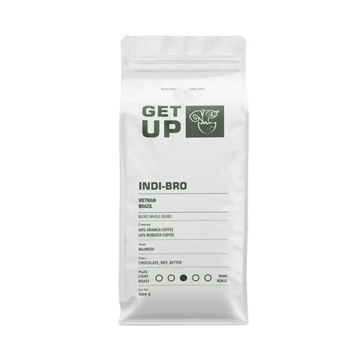 Кава GetUp Indi-Bro у зернах 1000 г (арт. 738)