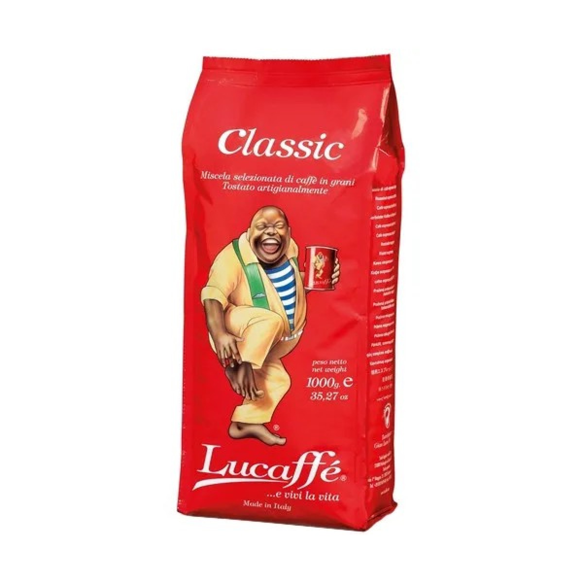 Кава Lucaffe Classic в зернах 1 кг — італійський смак для справжніх цінителів (арт. 743)