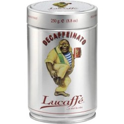 Кава без кофеїну Lucaffe в зернах 250 г — справжній смак без безсоння