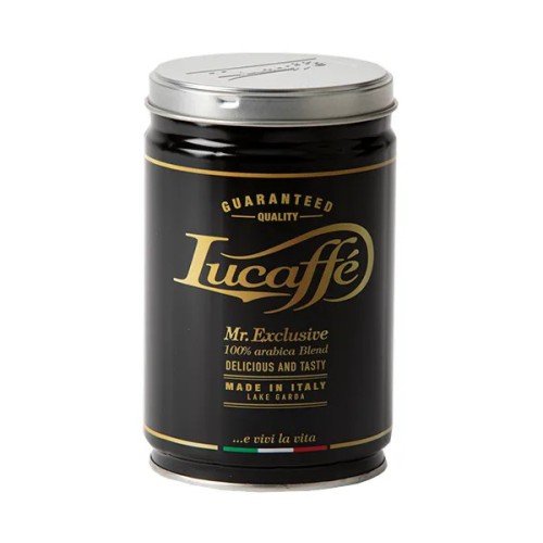 Кава Lucaffe Mr.Exclusive 100% Arabica в зернах 250г — елітний смак Італії