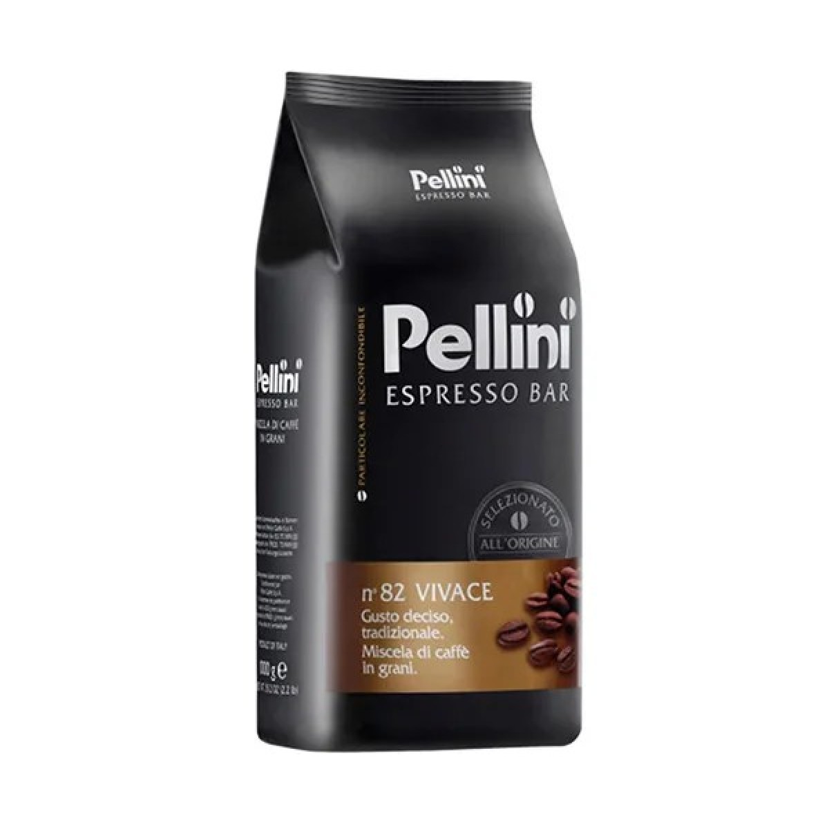 Кава Pellini Espresso Bar Vivace в зернах 1 кг — насичений смак для ідеального еспресо (арт. 796)