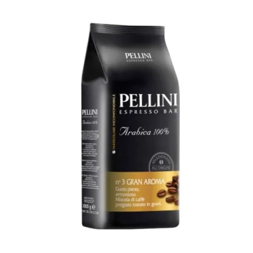 Кава Pellini Espresso Gran Aroma в зернах 1 кг — італійський смак щоранку