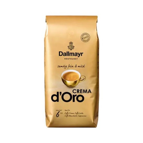 Кава Dallmayr Crema d'Oro в зернах 1 кг — німецька якість для ідеального еспресо