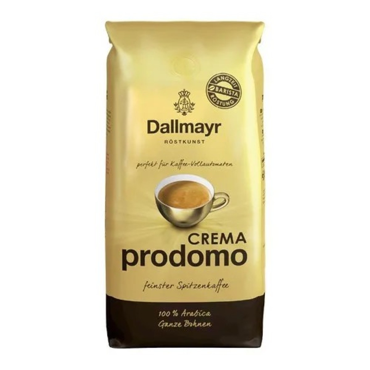Кава Dallmayr Prodomo Crema в зернах 1 кг — німецька якість для ідеального еспресо (арт. 803)