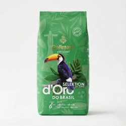 Кава Dallmayr Crema d'Oro do Brasil в зернах 1 кг — бразильська арабіка преміум класу