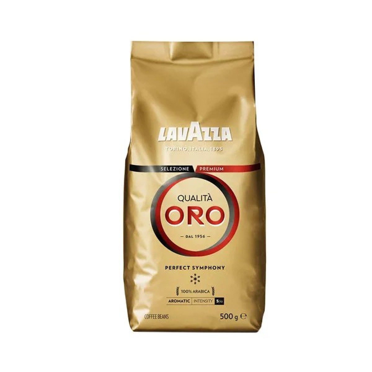 Кава Lavazza Qualita Oro в зернах 500 г — італійський смак щоранку (арт. 813)
