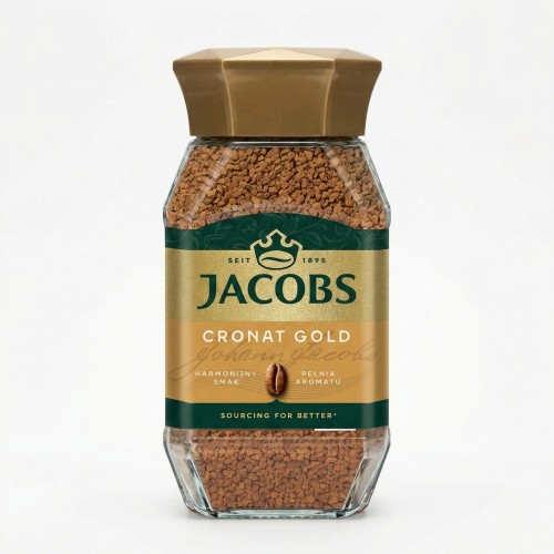 Кава Jacobs Cronat Gold 200 г — преміальний смак за 2 хвилини