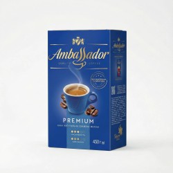 Кава мелена Ambassador Premium 450 г — преміальний смак щоранку
