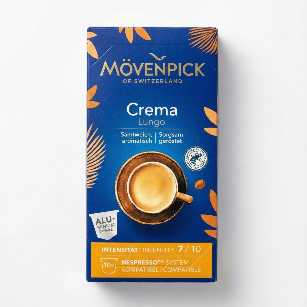 Кава в капсулах Movenpick Lungo Crema для Nespresso — швейцарська якість у кожній чашці (арт. 774)
