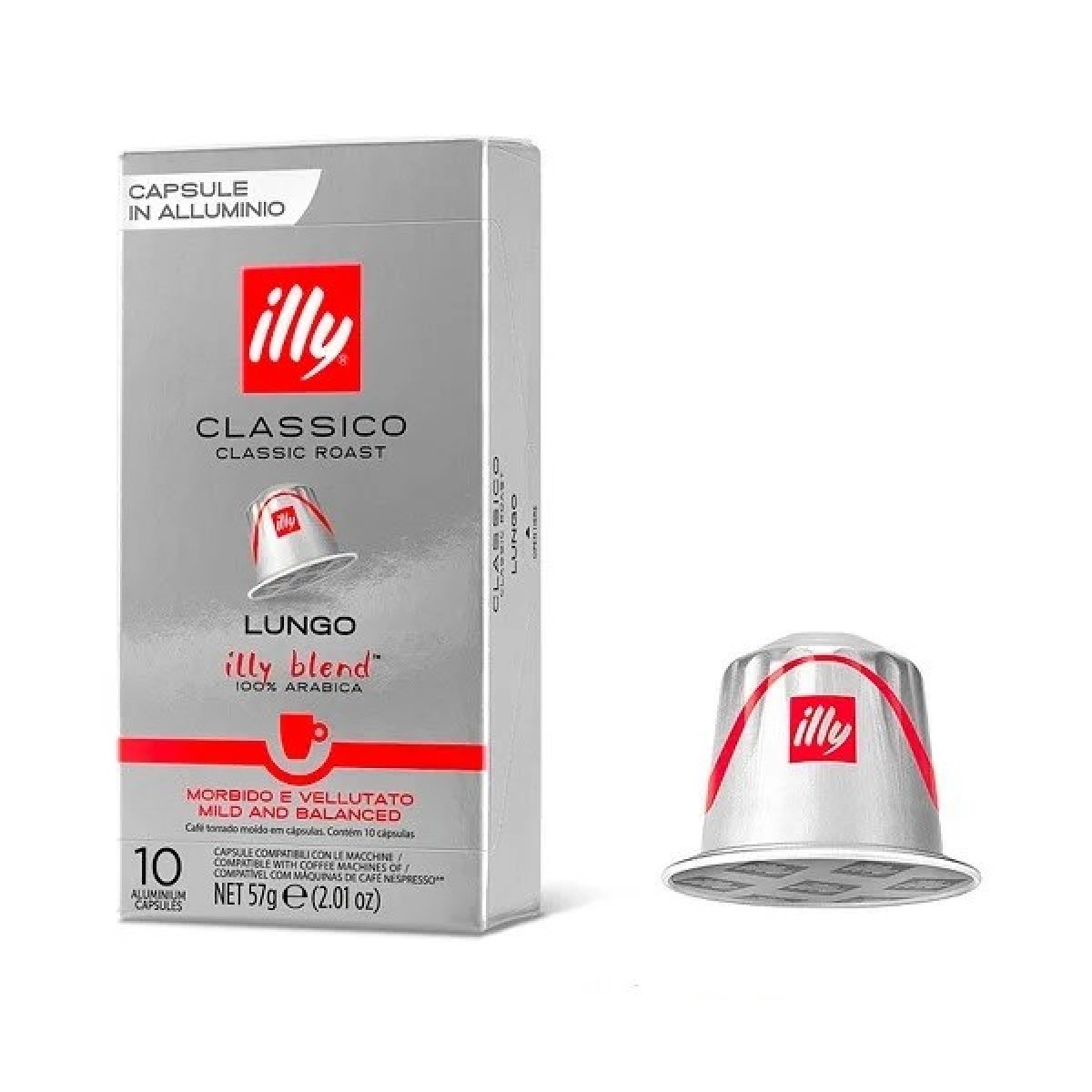 Кава в капсулах Illy Nespresso Classico Lungo - 10 шт. (арт. 777)