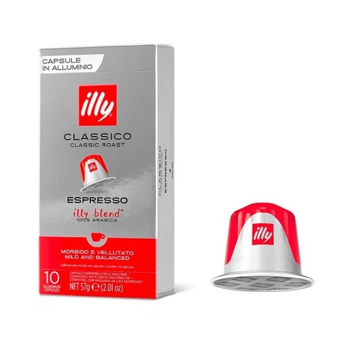 Кофе в капсулах Illy Nespresso Classico Espresso - 10 шт | Итальянское качество (арт. 783)