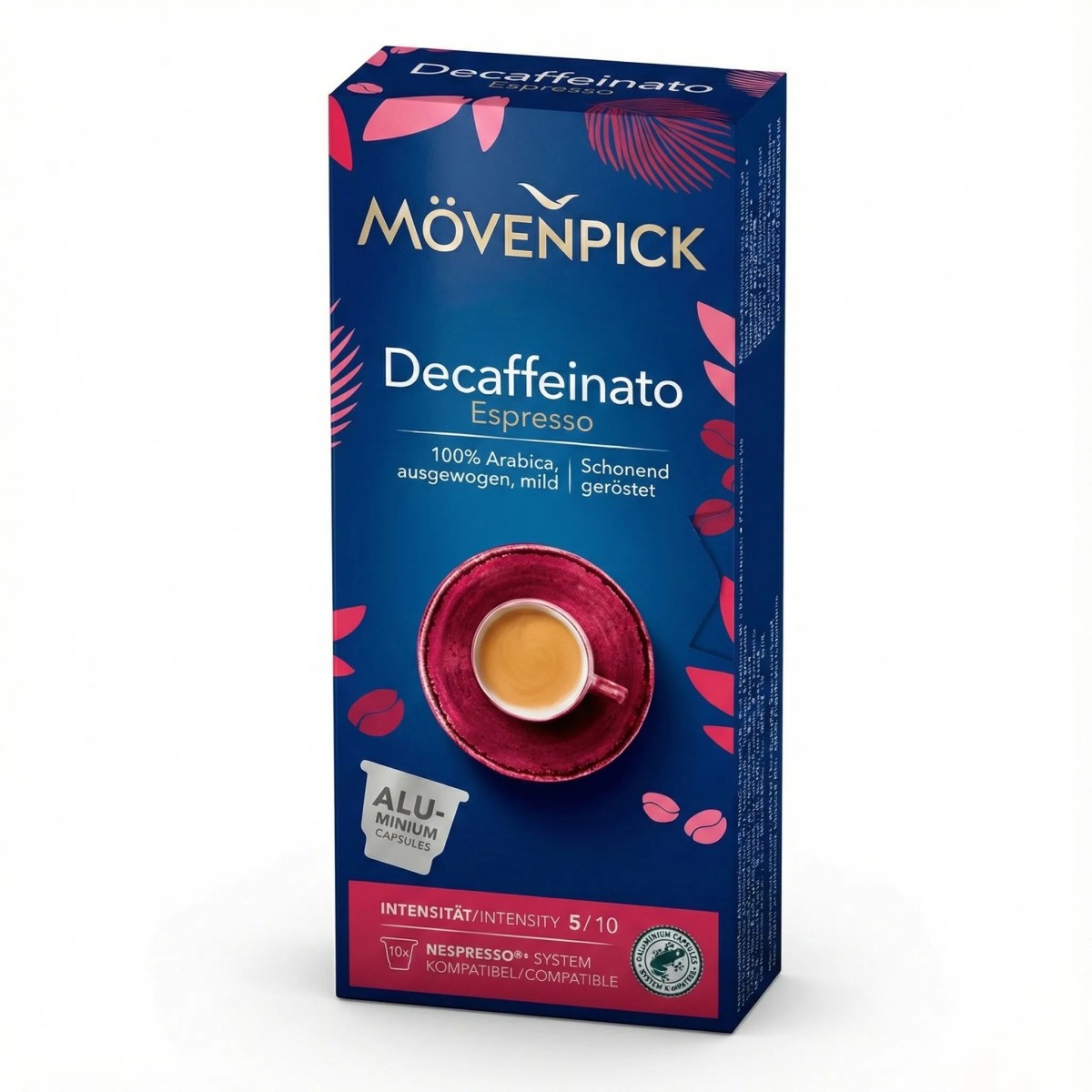 Кава в капсулах Movenpick Decaffinato Espresso без кофеїну для Nespresso (арт. 791)