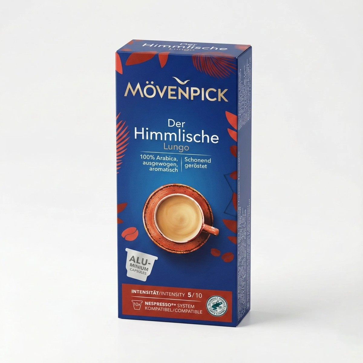 Кава в капсулах Movenpick Der Himmlische Lungo 10 шт — швейцарська якість для Nespresso (арт. 792)