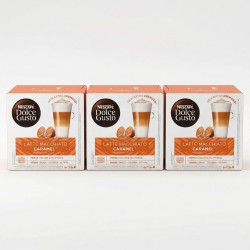 Набір капсул NESCAFE Dolce Gusto Latte Macchiato Caramel 3 упаковки — карамельна насолода вдома